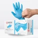 MEDITEX&reg; Exam Nitrile Gloves Blue Powder Free Finger Textured 4mil XS S M L XL