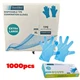 1000 Gloves TPE Disposable Blue XL Powder Free Food Prep Cleaning Examination
