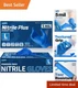 Large Blue Disposable Nitrile Gloves, 100 Pack &ndash; Chemical Resistant & Tear-Proof