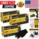 Heavy Duty Black Nitrile Disposable Gloves, 6 Mil - Latex Free, Powder Free, ...