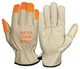 Leather Work Glove Heavy Duty Industrial Safety Genuine Leather Gloves Heat Resi