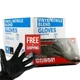 Vinyl/Nitrile Blend Gloves Size M 1,000 ct. Case Powder Free Black SGBE 8002