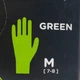 ChemRest SHOWA 6110PF Biodegradable GREEN NITRILE Gloves Sz M 100 ct Box