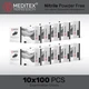 MEDITEX&reg; BLACK EXAM NITRILE GLOVES DISPOABLE TATOO POWDER-FREE 4MIL 1000 PCS