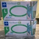 Medline AloeTouch 3G Vinyl Medical Exam Gloves Powder-Free Large 100 Ct