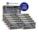 6mil Black Nitrile Powder-Free Gloves Disposable, S M L XL Box of 1000 New