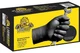 Lion Grip 7Mil Black Nitrile Gloves Disposable Powder Free, Latex Free - Medium