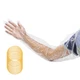 50 Pcs Disposable Long Gloves Dressing Gutting Gloves Plastic (Comes with 20 ...