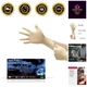 Durable Large Disposable Latex Gloves - Microflex Diamond Grip MF-300 (100 Pack)