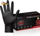 Heavy Duty Nitrile Gloves,6Mil-100 Count,Black Disposable Cooking Gl