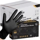 Disposable Nitrile Exam Gloves, 6-Mil, Black, Heavy Duty, Latex Free, Food Safe 