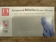 XL Synguard Nitrile Exam Gloves, Powder Free, Latex Free, Blue, Box of 100.