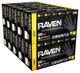 Raven SAS Safety 66518 6 mil Black Nitrile Disposable Gloves 7 Mil - Large