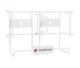 Dealmed Triple Glove Box Holder, Horizontal Wall Mount or Countertop, White, Ea.
