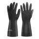 Exprosiflux Black Thick Rubber Cleaning Gloves - 2 Pairs of Extra-Large, Reus...