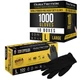 Dura-Gold HD Black Nitrile Disposable Gloves, 10 Boxes of 100, Size Large, 6 Mil