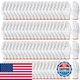 Sureio 200 Pairs Cotton Work Gloves For Men Bbq Cotton Liners Knit Polyester