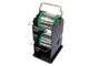 Dual Solder Spool Stand Holder 2 Roll Dispenser Smooth Reel Bench Mount Non Slip