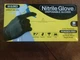 50 MED. Black Nitrile  Disposable Gloves 4 Mil, Powder Free, Synthetic (1-shelf)