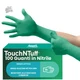 Ansell TouchNTuff 92-605 Nitrile Gloves Powder Free Chemical Food XL 100pcs