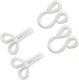Lakesstory Sewing Hook and Eyes Closure Fur White Covered
