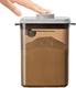 One-Push Formula Container, 2300Ml Formula Dispenser with Scoop and Scraper, Mil