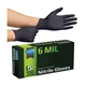 Inspire Black Nitrile Gloves HEAVY DUTY 6 Mil Nitrile Chemical Resistant Medi...