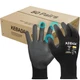 Kebada W1 Safety Work Gloves, PU Coated Touch Screen Work Gloves with Grip, Bulk