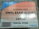 1,000 Gloves * ProCure PC520 Vinyl Exam Gloves Powder-Free LARGE Clear 07/2027