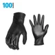 100-Count 4Mil Disposable Nitrile Work Gloves - Extra Large