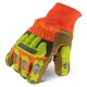Ironclad Hi-Viz Yellow Orange Genuine Pigskin Leather Cut A6 Gloves Tpr Impact