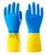 AnTools 2 Pairs Neoprene and Rubber Blend Heavy-Duty Chemical Gloves Protective