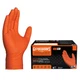 8 Mil Orange Nitrile Disposable Gloves Heavy Duty Industrial RDT for Mechanic...