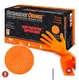 Atlantic Safety Outrageous Orange Heavy-Duty 8 Mil Disposable Nitrile Gloves