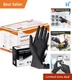 Nitrile Exam Gloves, Black Latex Free Powder Free Disposable Gloves for Medic...