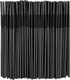 300 Pcs Bla Flexible Plastic Sts,  Disposable Bendy Sts,
