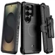 M MYBAT PRO for Samsung Galaxy S26 Ultra Case with Belt With Clip, Black