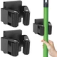 Strong Magnetic Mop Broom Holder 2 Pack Heavy Duty Magnetic Broom Mop Hanger For