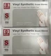 Basic Vinyl Synthetic Clear Exam 100 Gloves VGPF 3001 SMALL Latex/Protein Free