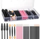 300Pcs Disposable Makeup Tool Kit,Brow Brush/Mascara Brush/Lip Applicators/Eyesh