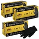 HD Black Nitrile Disposable Gloves, Box of 100, Size Large, 6 Mil - Latex Fre...