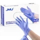 JMU 1200pcs M3.0g Nitrile Examination Gloves Size S Powder-Free Non-Sterile