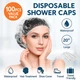 100PCS Disposable Shower Caps 20" Large Waterproof Hair Cover for Women Men
