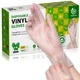 Disposable Vinyl Gloves, Food Safe, LatexFree PowderFree Clear Plastic Gloves...