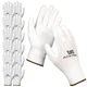 ACKTRA Ultra-Thin PU Safety WORK GLOVES 12 Medium (Pack of 12), White/White 
