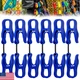 BOZZYS 6-Pack Blue A-Shaped Anti-Drop Work Glove Clips Holder - OSHA Ready