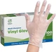 Comfy Package Disposable Vinyl Gloves &ndash; Clear, Latex-Free, Powder-Free,