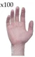 Box of 100 Elara Prepfit BPA Latex and Powder Free Disposable Vinyl Gloves XL