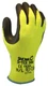 SHOWA 845-S-TEX300S-07 DISP ER PALM COATING- HIVIS YELLOW/BL DZ6