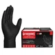 100 Pack Black Heavy Duty Nitrile Gloves Medium to XXL Disposable Chemical Re...